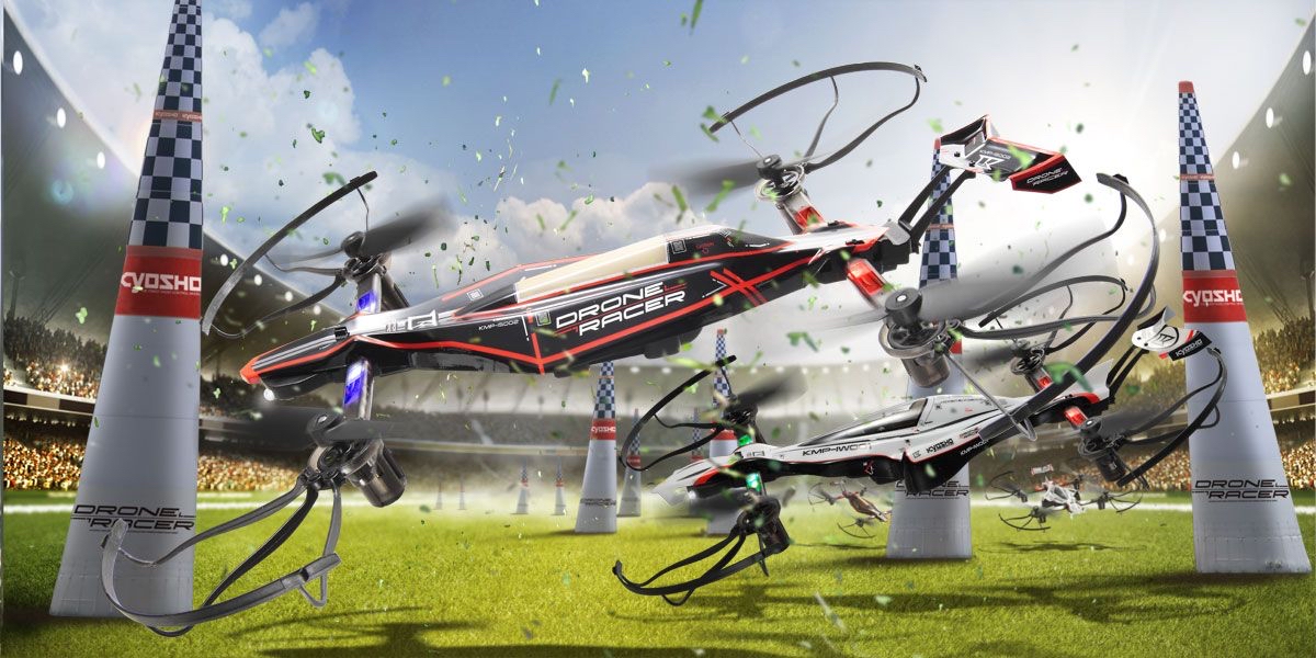 Kyosho DRONE RACER ZEPHYR Force Black Readyset RTF 20572BK