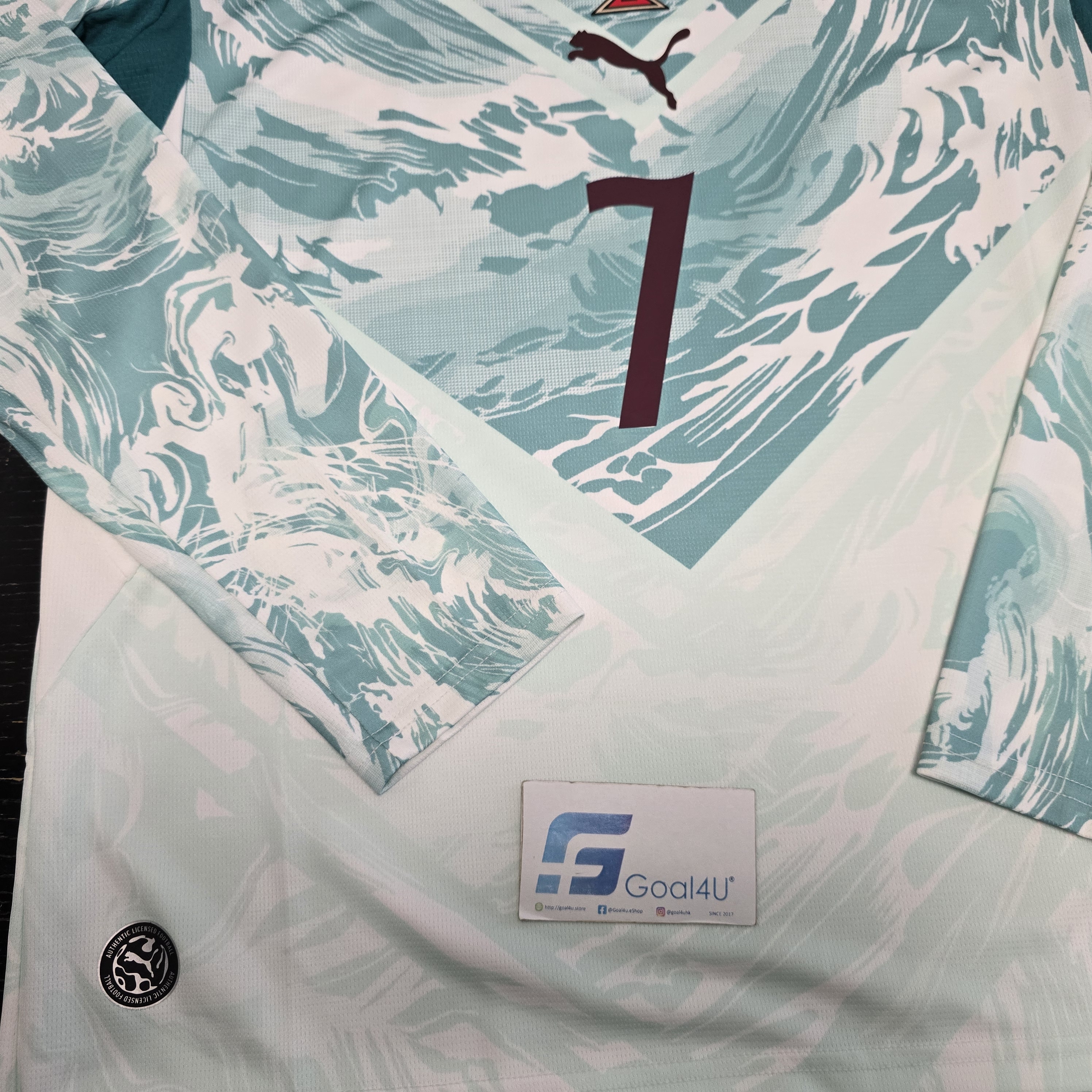 英雄的深海盔甲🌊 Puma Portugal 葡萄牙 2026-27 作客長袖球迷版球衣 (可加印字章) 783289