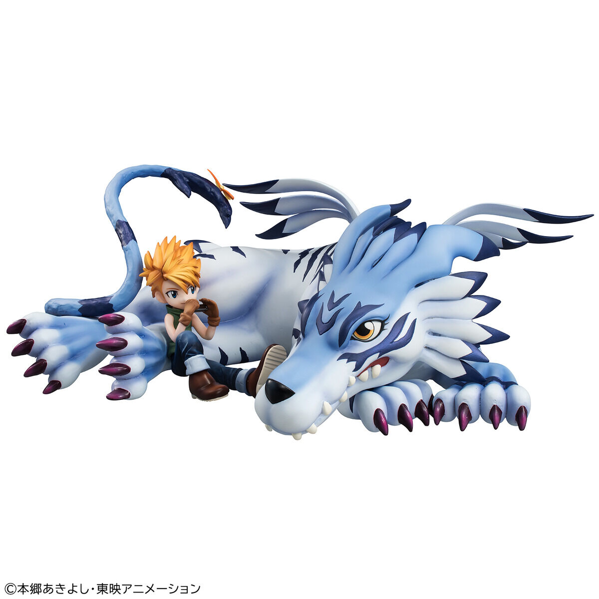 (預訂訂金 $300) (總價 $940) (魂限) MegaHouse GEM 數碼暴龍大冒險 加魯魯獸 & 石田大和 (再版) (行版) G.E.M. Digimon Adventure Garurumon & Yamato