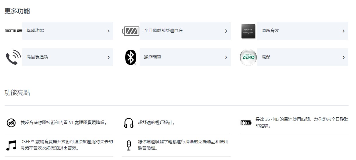 Sony 無線降噪耳機 WH-CH720N (平衡進口)