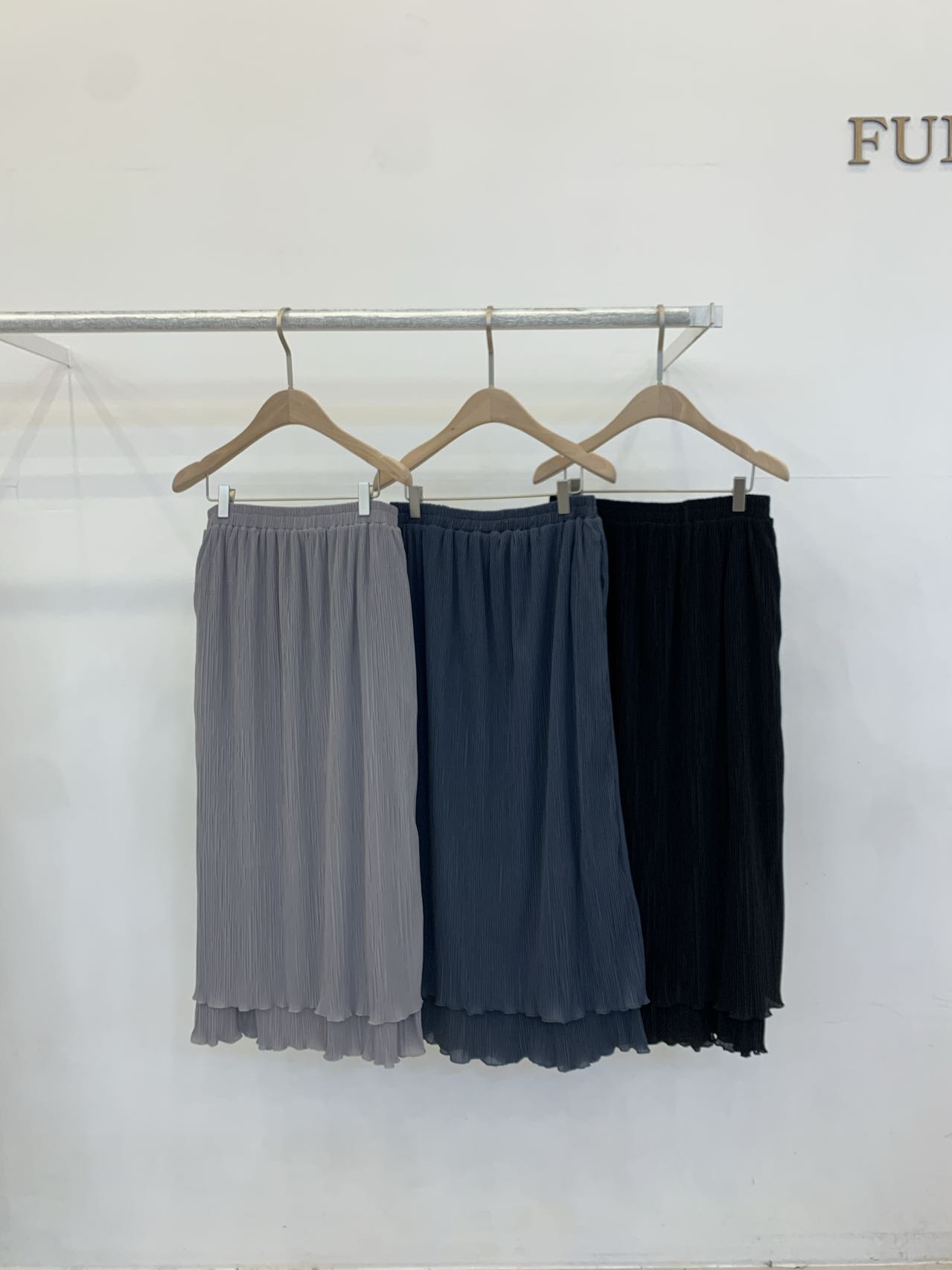 FP10_04 雙層直身百摺SK (3色)