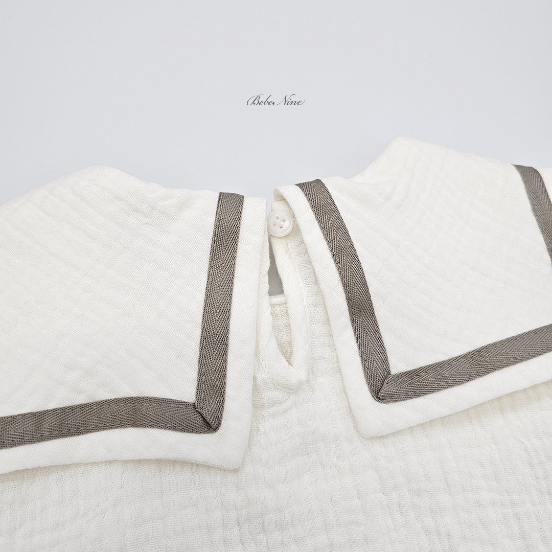 ☀️預訂 韓國直送☀️🇰🇷Bebenine三色海洋風水手方領純棉上下套裝