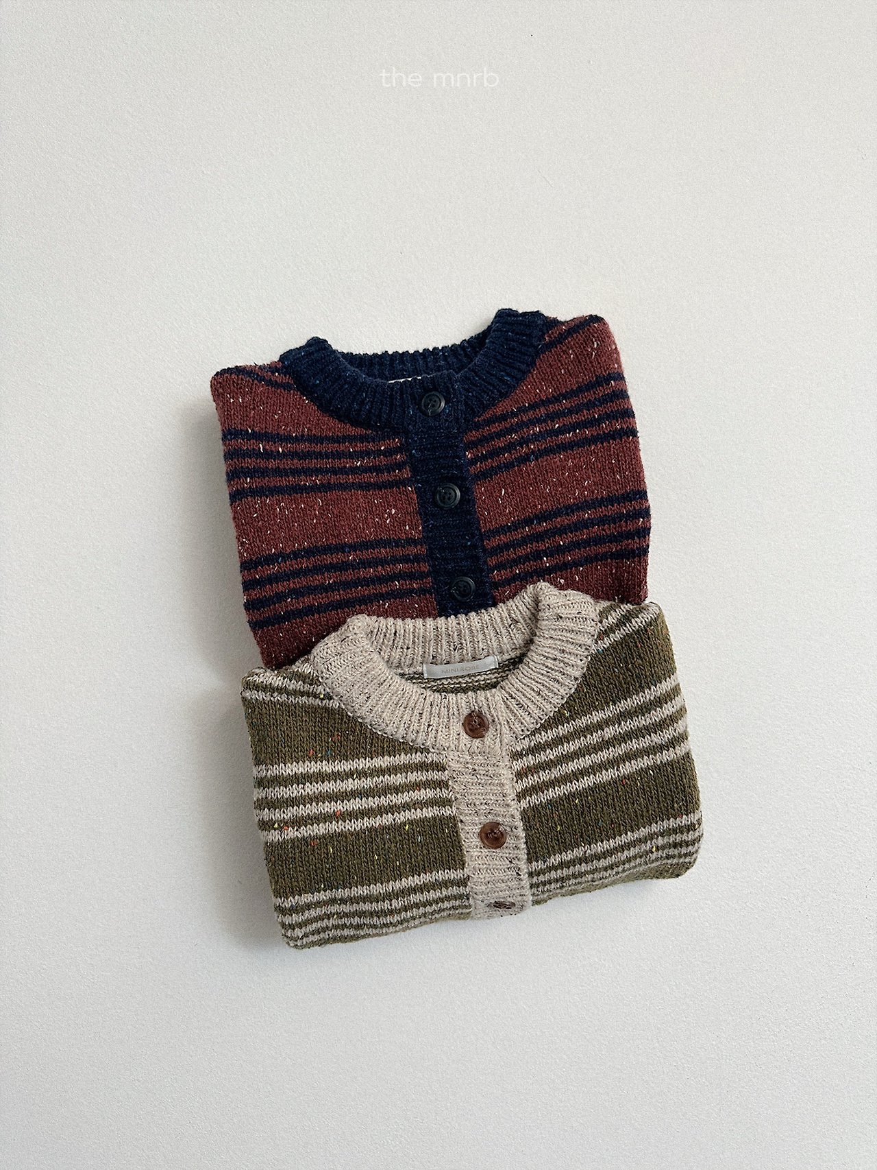 Mnirobe |  Four Line Knit Cardigan