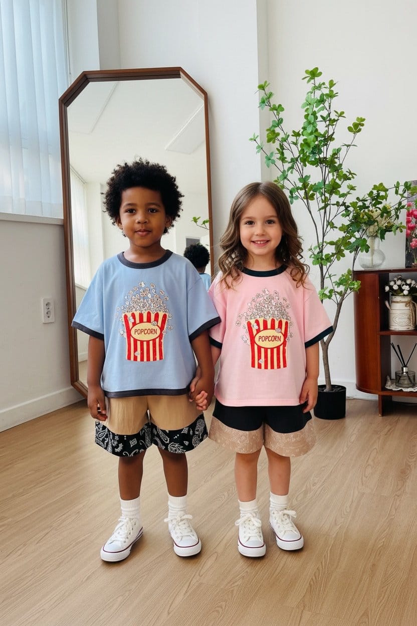 【預訂】韓國直送 PopCorn 圖案上衣