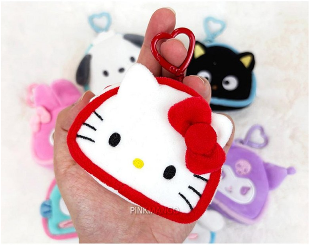 【預訂】韓國直送 Sanrio 飯糰造型收納小包鑰匙扣盲盒套裝