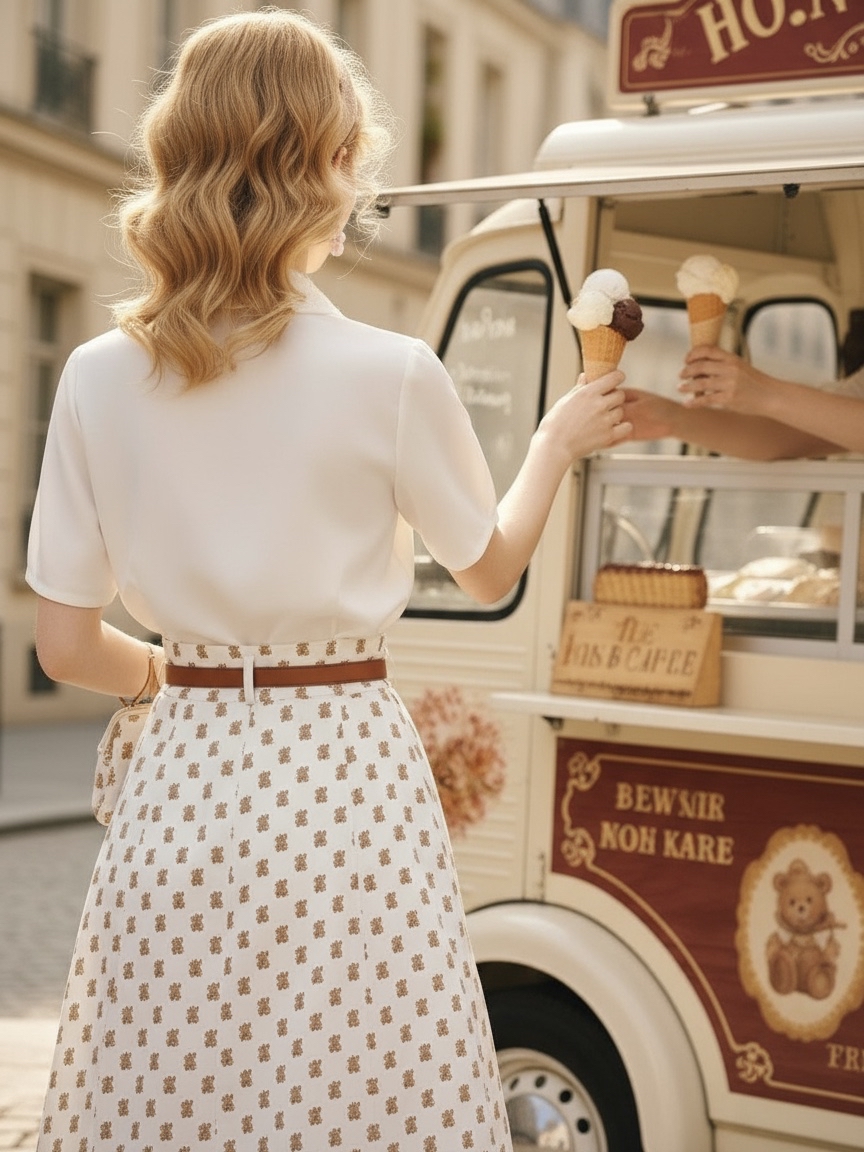 日本製伊甸園篇小玫瑰蕾絲領子浪漫公主服