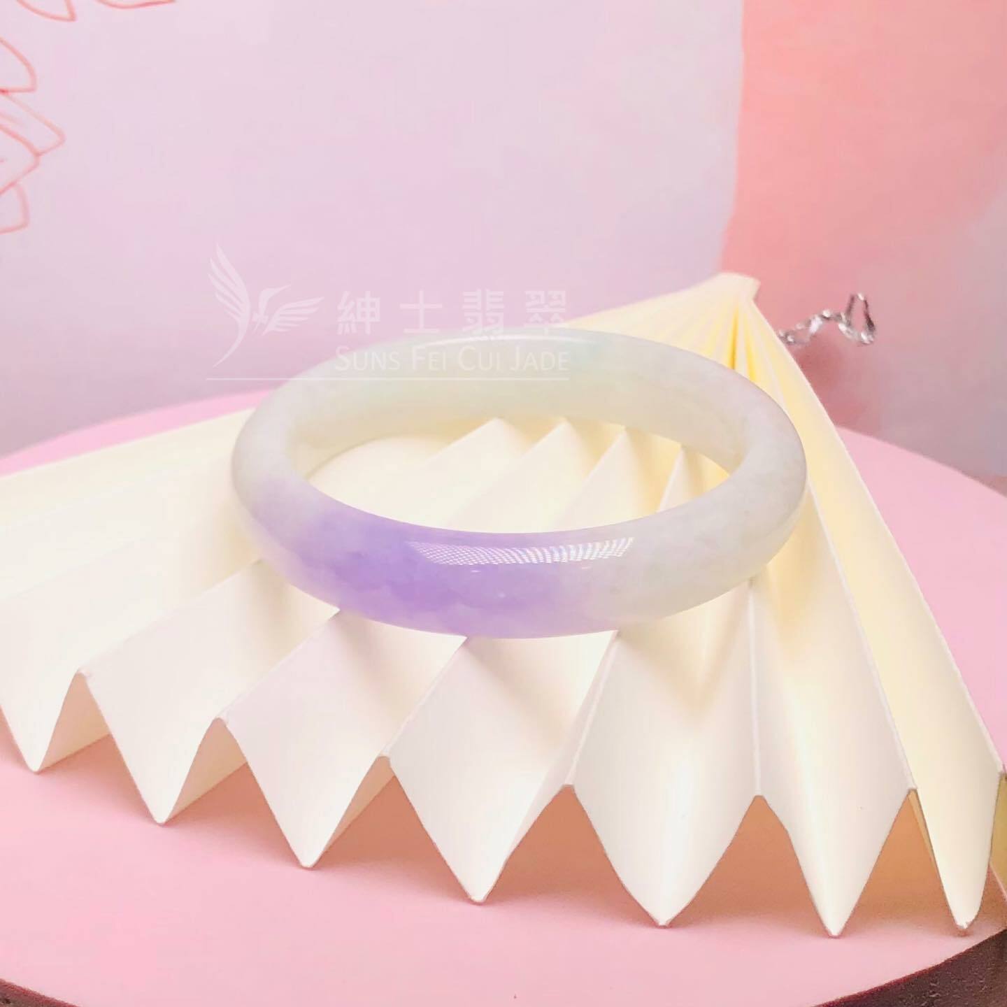 冰藍紫福鐲 55.7mm