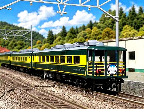 JR 14-700系列客車沙龍車14系Salon car Naniwa set N比例