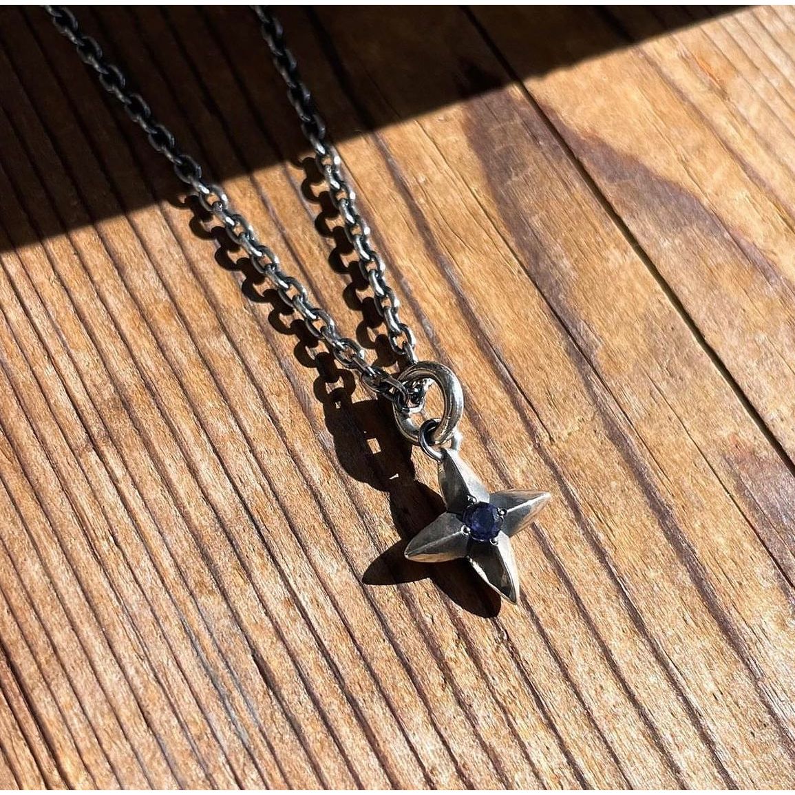 mollive STAR-CROSS STONE NECKLACE - ネックレス