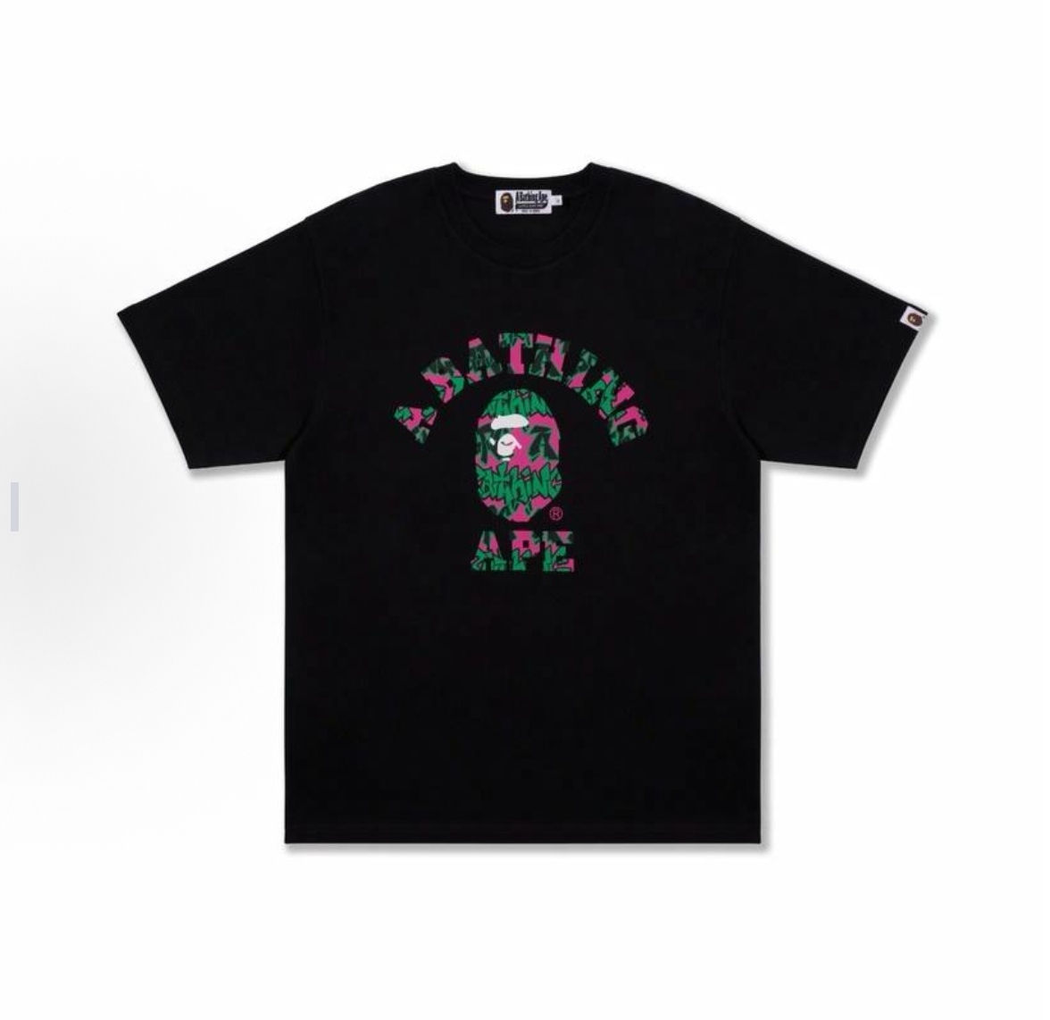 BAPE Graffiti Pattern College Tee