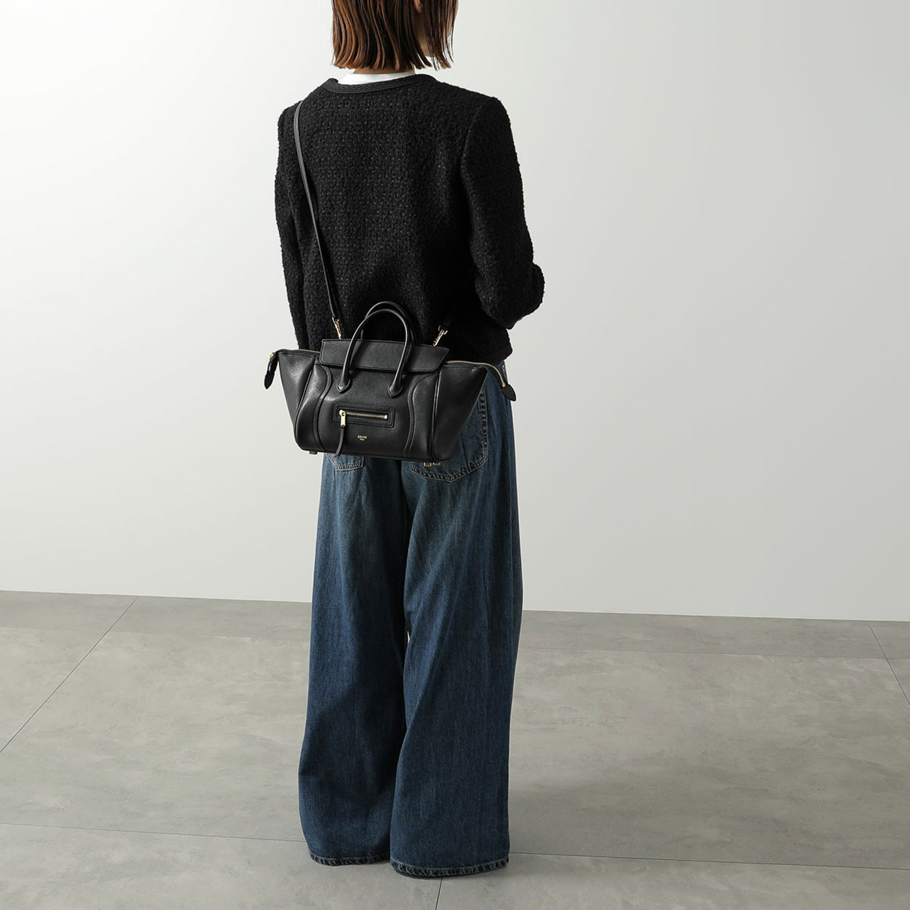 指定貨品優惠✨新款🆕訂貨📮Celine Little Luggage(shiny lamskin)  Size 24x11x15.5cm 跟可調節肩帶
