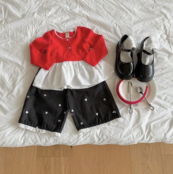 Ninibello | 春季薄Tee (Red/Yellow M100-110)