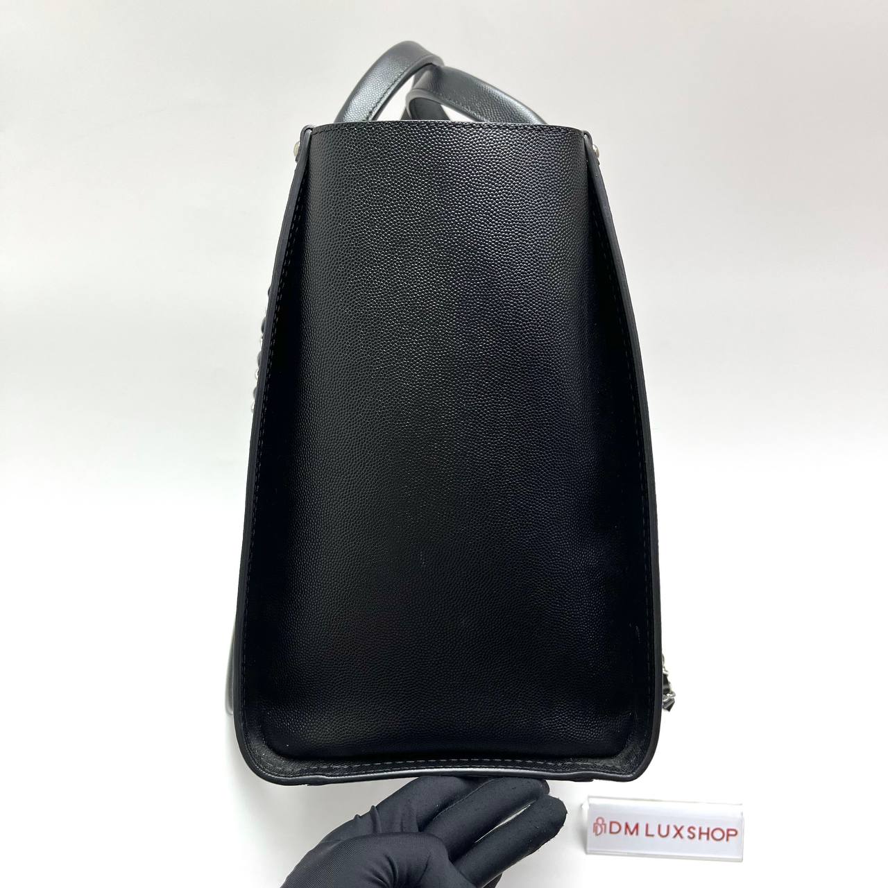 Chanel Black Caviar Deauville Tote (Serial 25)