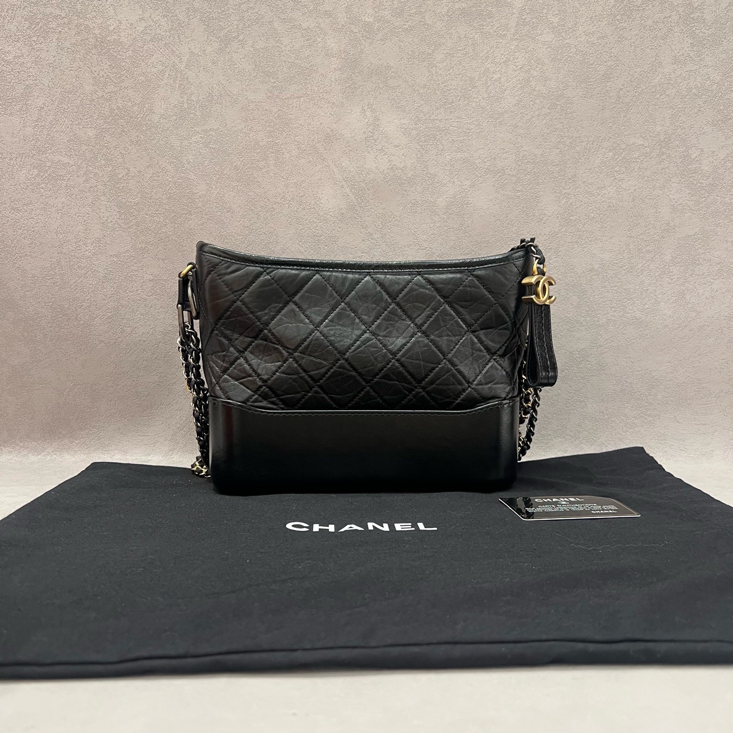 【預訂貨品】Chanel 20A黑金流浪包