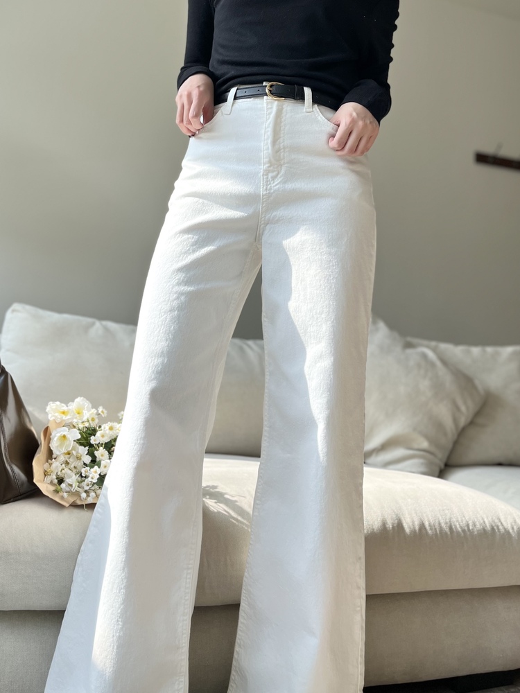 White Flared Jeans