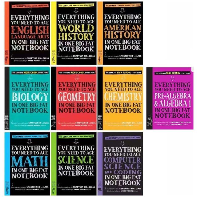 Everything you need to ace 優等生筆記學霸筆記英文版5冊B068
