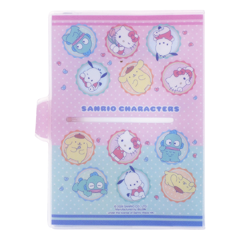 ### Cinnamoroll PVC Passport Holder w/ Button PVC 面証件套 (閃紗料)