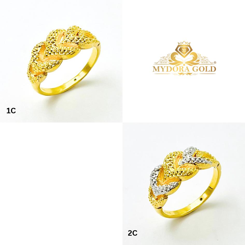 MYDORA Emas 916 Cincin Mini Aura Datin (5G) l EMAS 916/22K