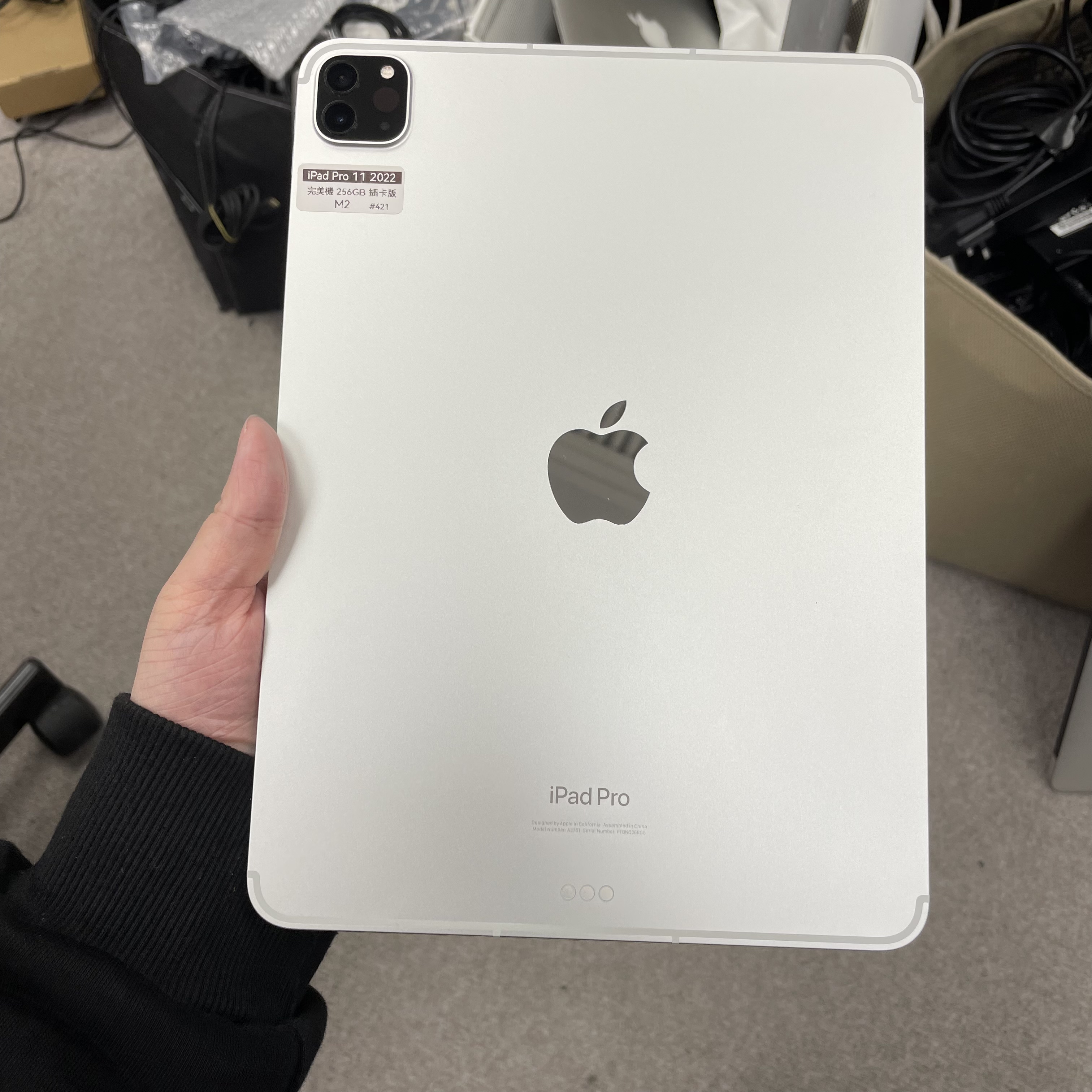 *421 iPad Pro 4 11吋 M2 完美機 256GB 插卡版 銀色 sliver