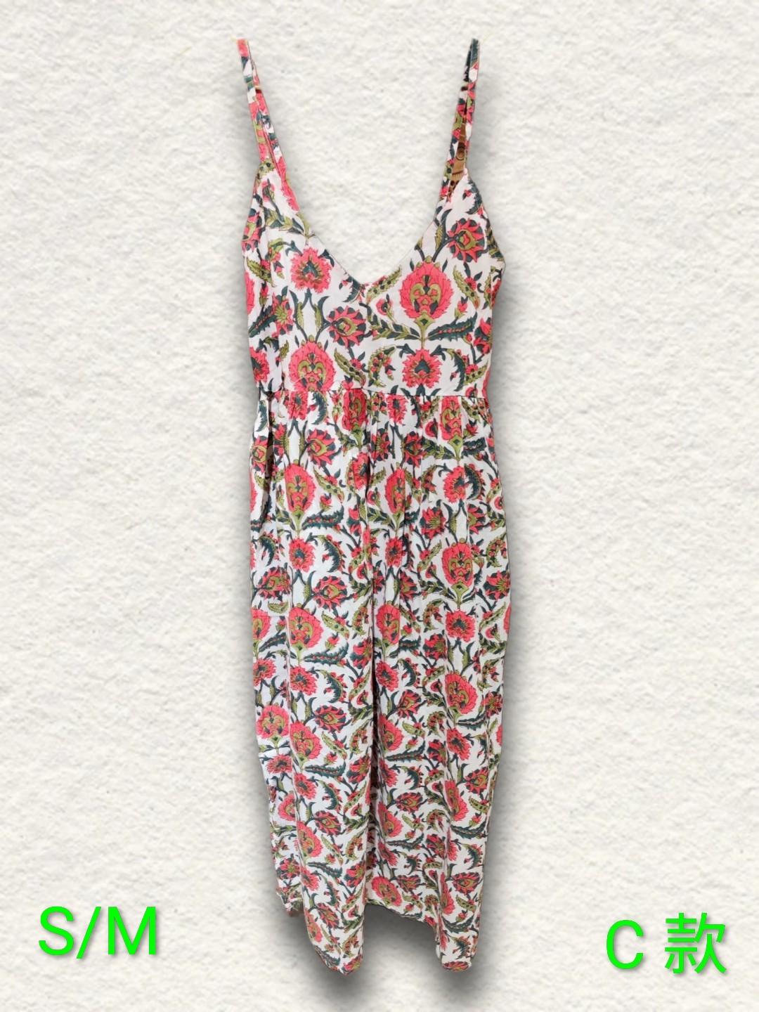 印度木刻印花背心裙