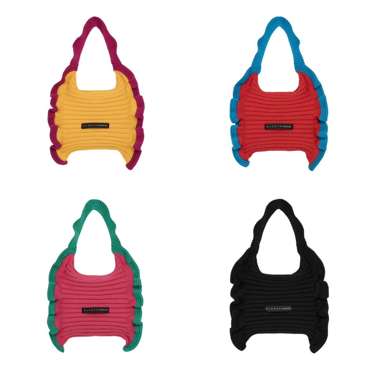 PLEATSMAMA Ruffle Mini Tote Bag (4色)