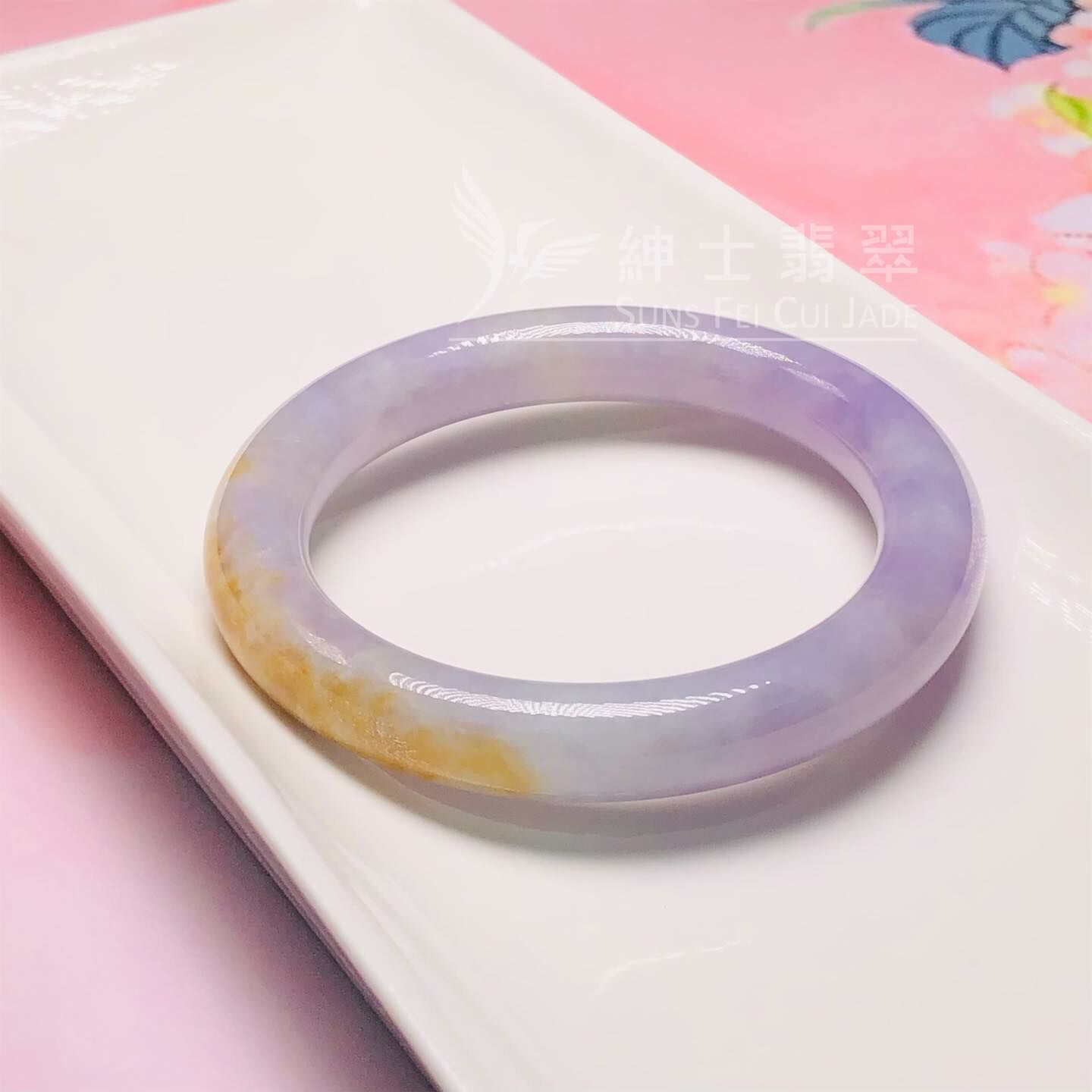 大馬坎藍紫圓鐲55.7mm