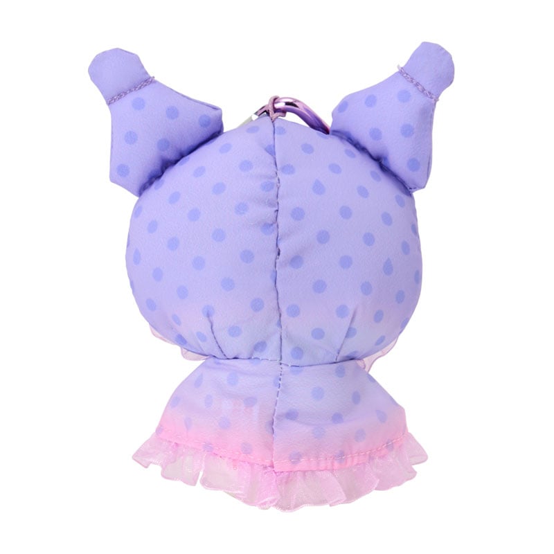 現貨｜Sanrio Kuromi 甜蜜列車系列 日版 雨衣造型 毛公仔 吊飾 掛件 (88577-1)