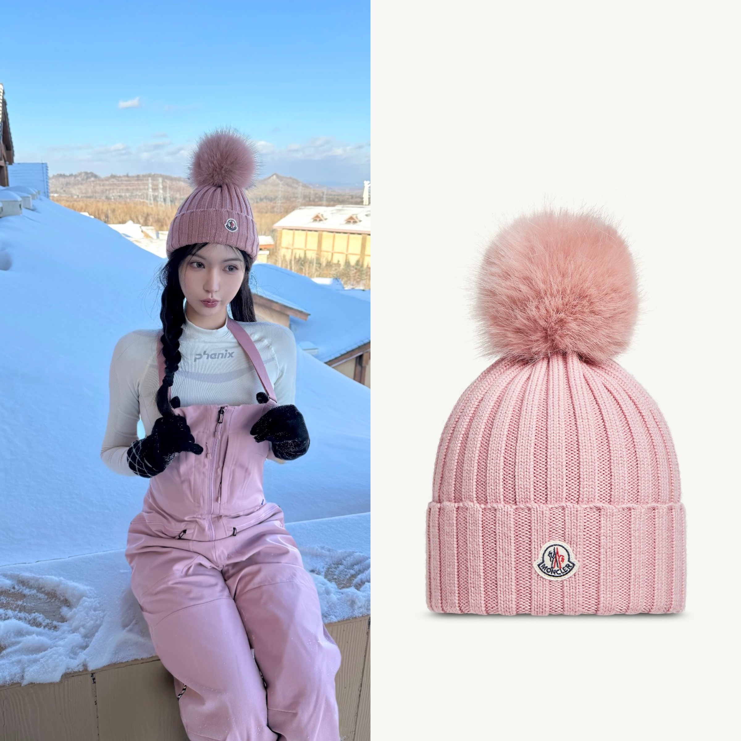 限時優惠✨訂貨🍒Moncler 經典毛毛波冷帽 FREE SIZE