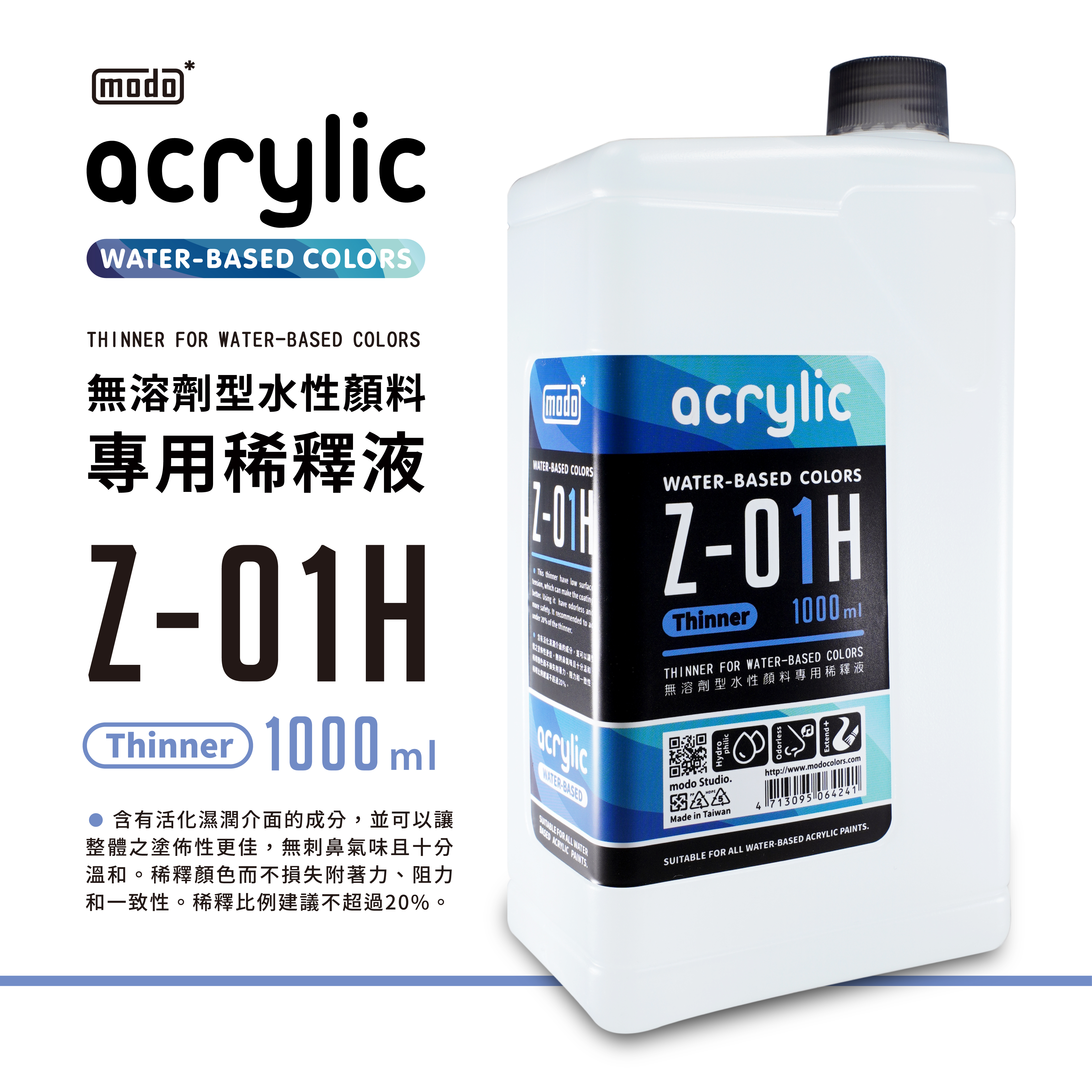 Modo Z-系列 水性漆專用溶劑 Z01 & Z04
