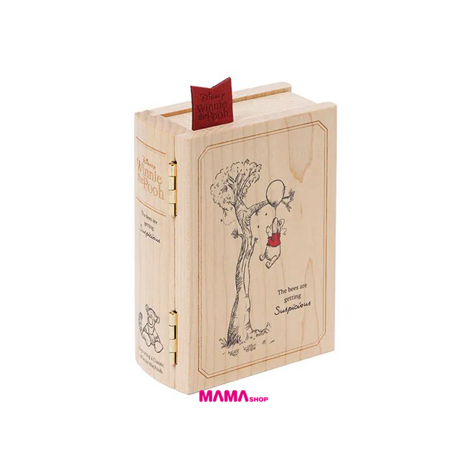 台灣直送迪士尼小熊維尼典藏書造型音樂盒