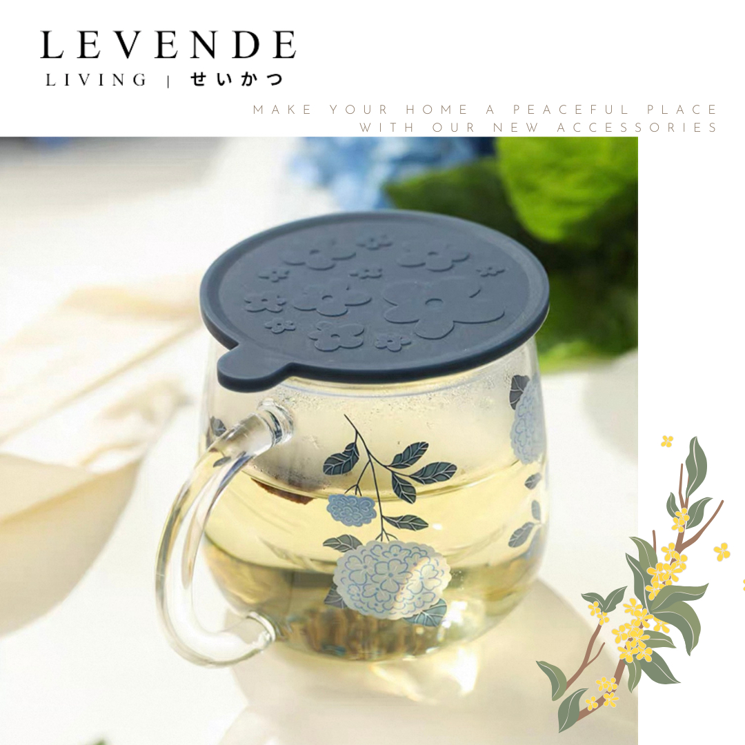 Levende 繡球花高硼硅耐熱玻璃杯