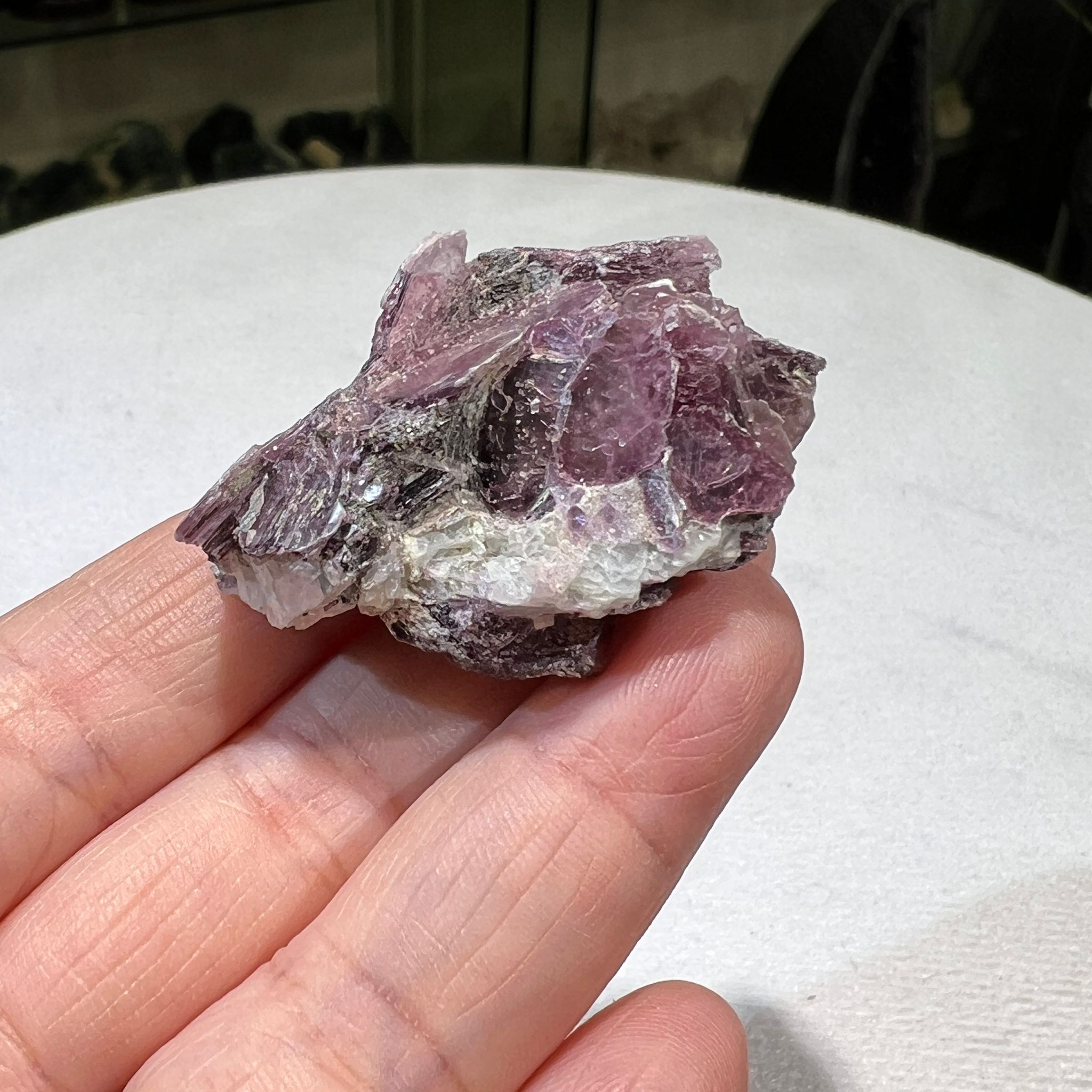 紫鋰雲母原石 #CA0050