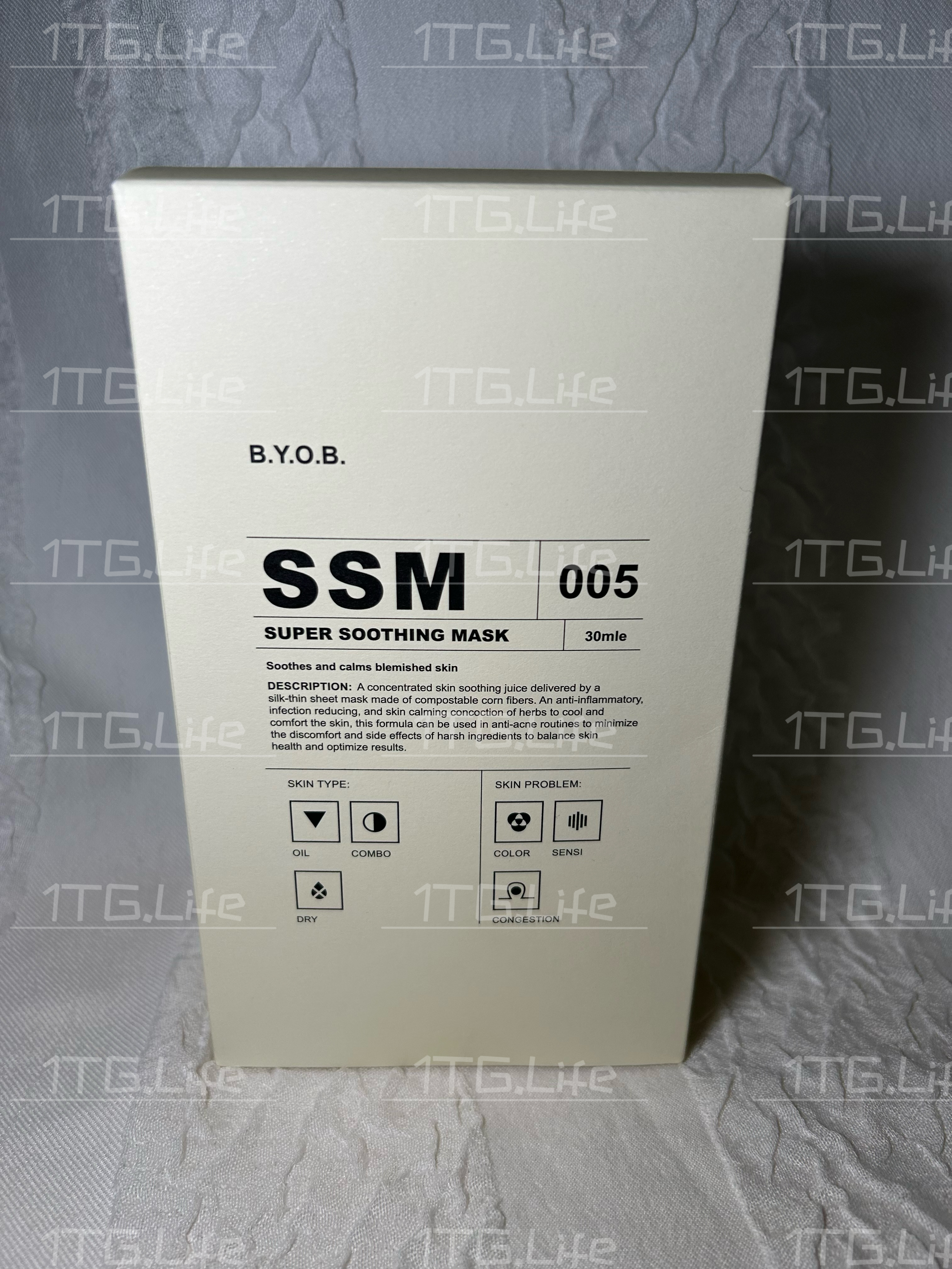 B.Y.O.B. SSM Super Soothing Mask 超級舒緩面膜(盒）