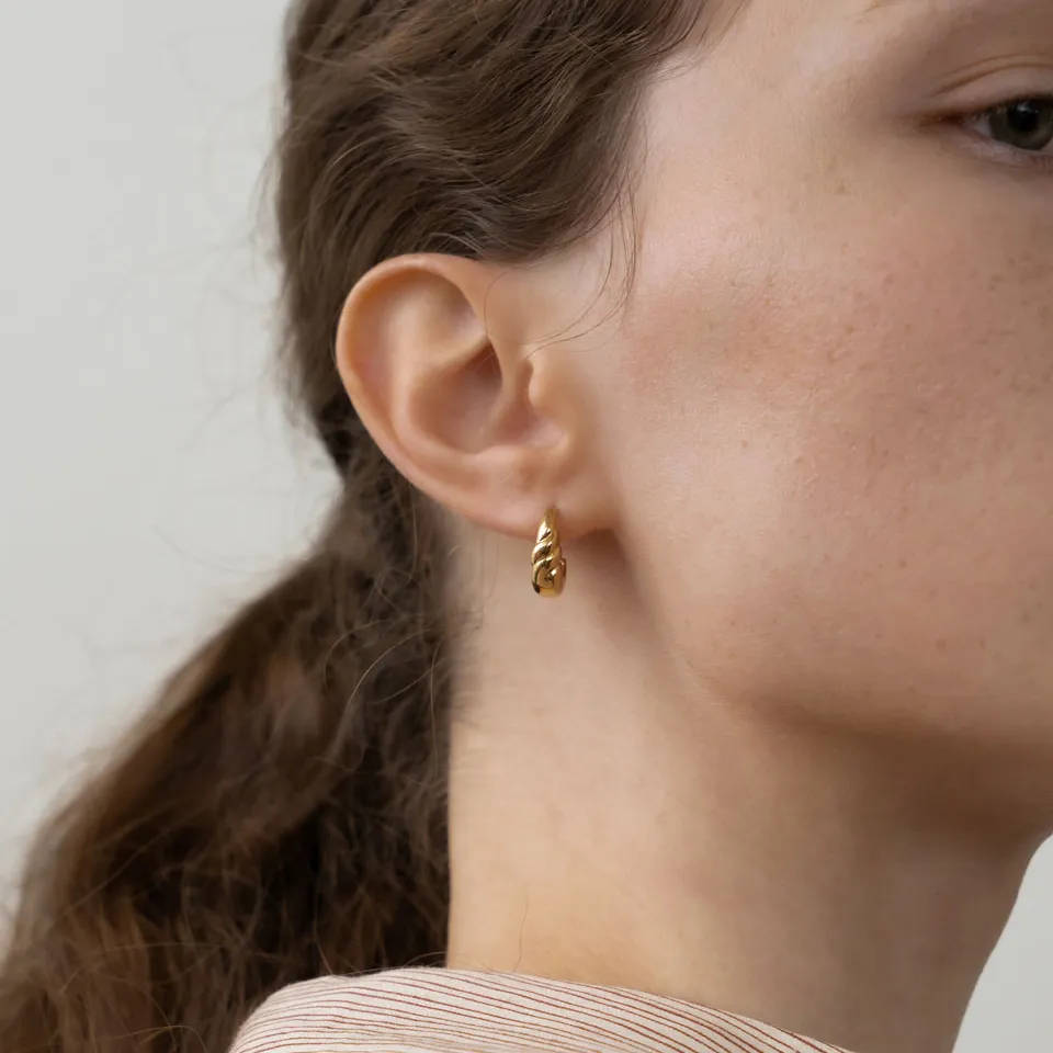 AUBE DE MOI | Torsion Ring Earring