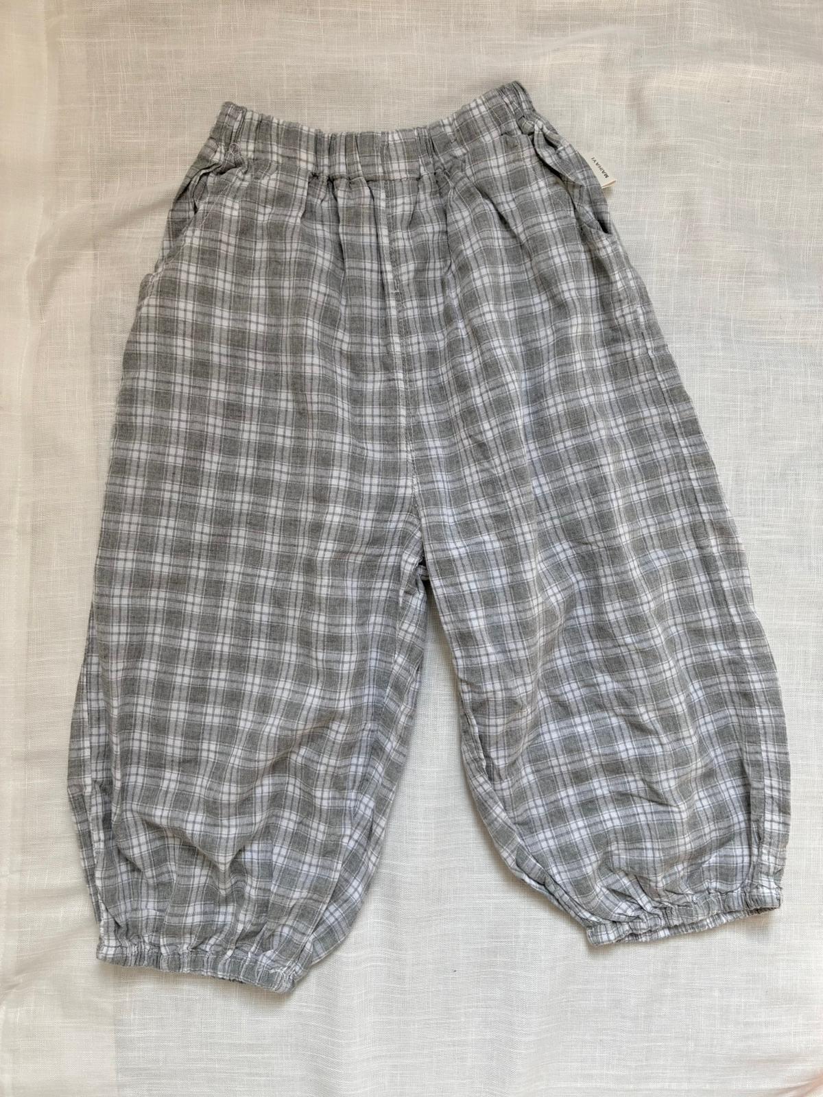 格仔麻棉防蚊褲MHY19313