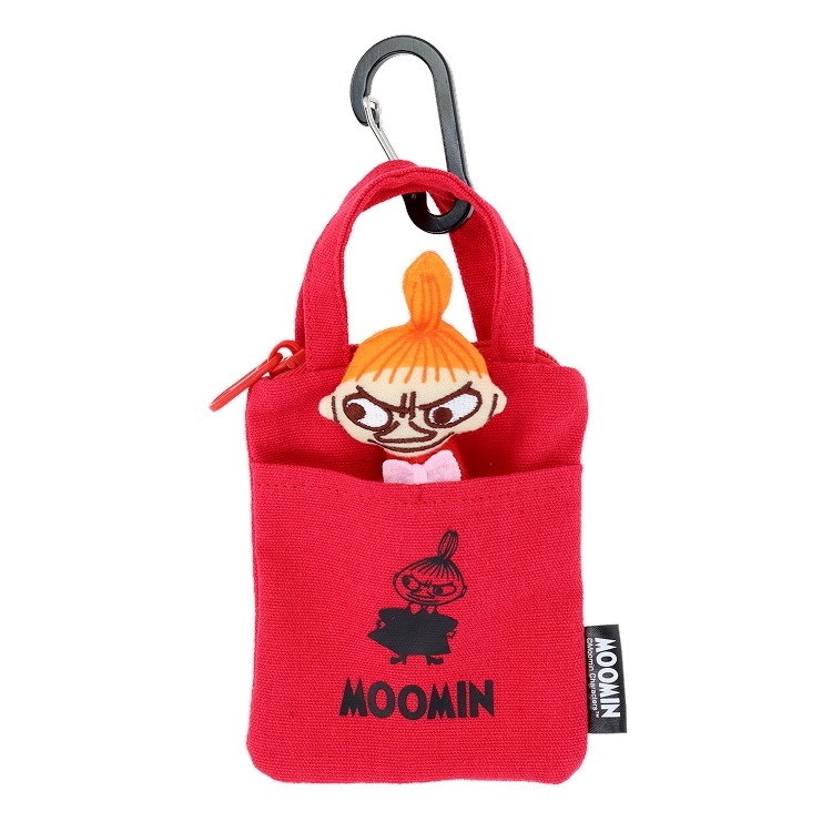 現貨｜Little My 阿美 Moomin 姆明 日版 迷你收納袋 連登山扣鎖匙扣 (S8351546)