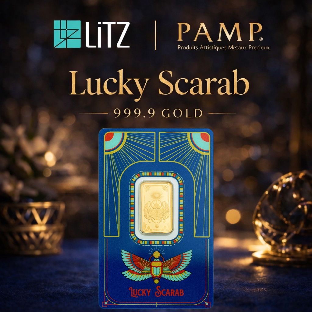 [5 gram] LITZ PAMP Suisse Good Luck Scarab Limited Edition Gold Bar (999.9) PG070
