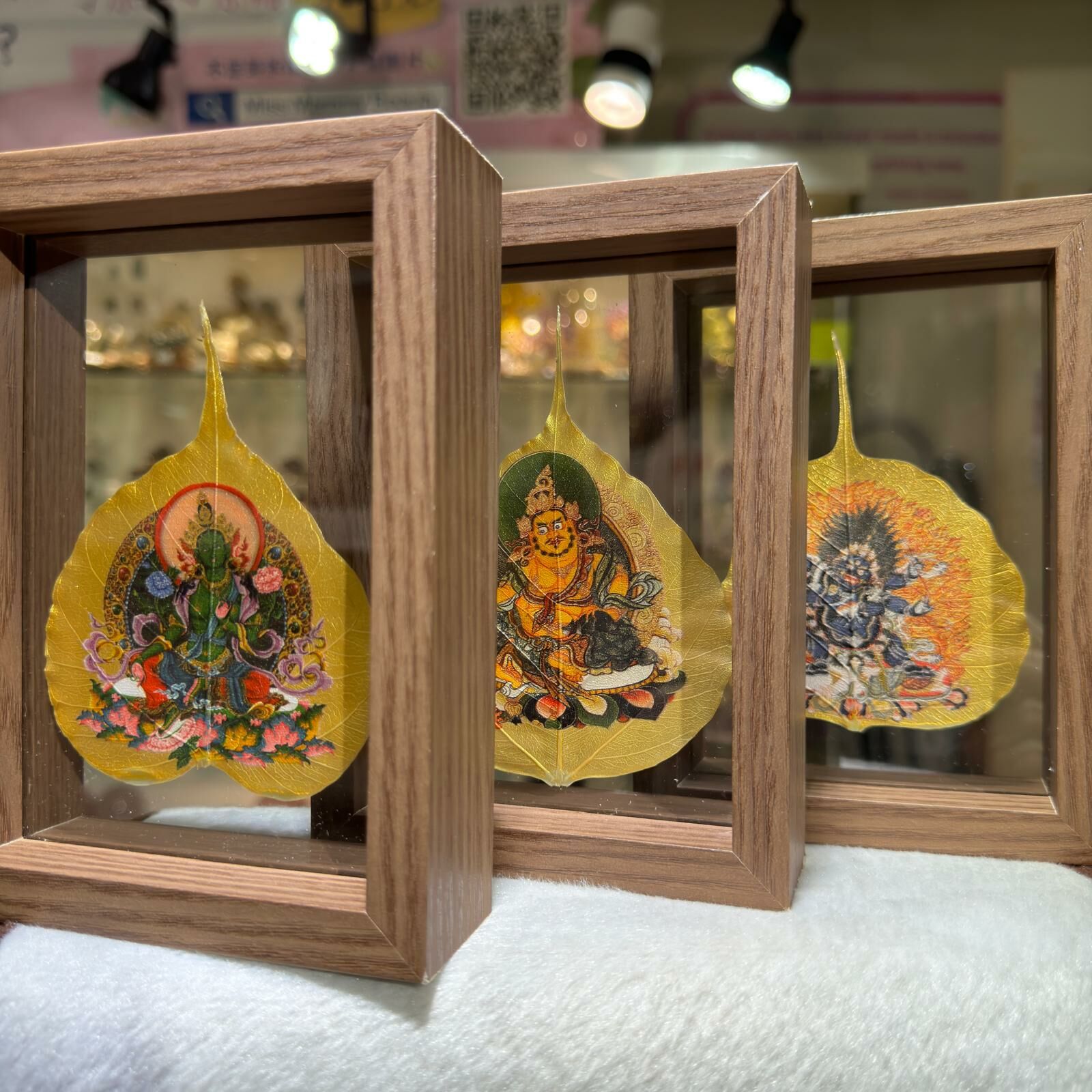 菩提葉唐卡（連框）