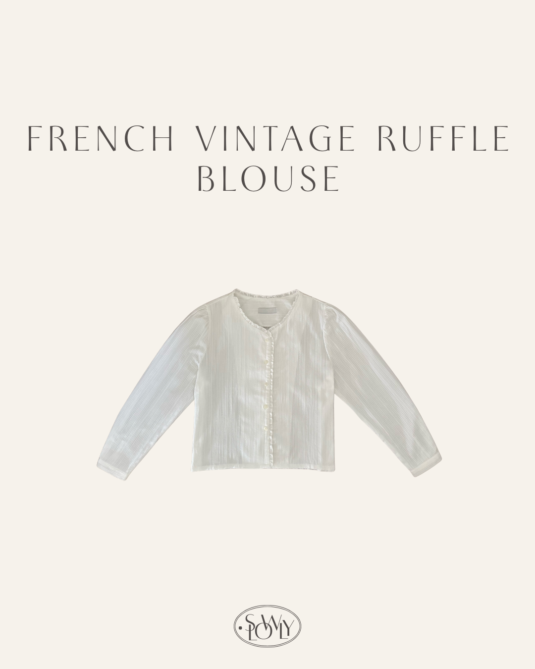 法式復古荷葉邊襯衫