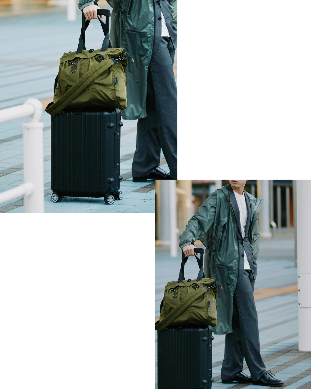 代購【 2026新商品 日本直送 KiU 輕量光澤感 多功能 手提 斜揹袋 Helmet Bag 】