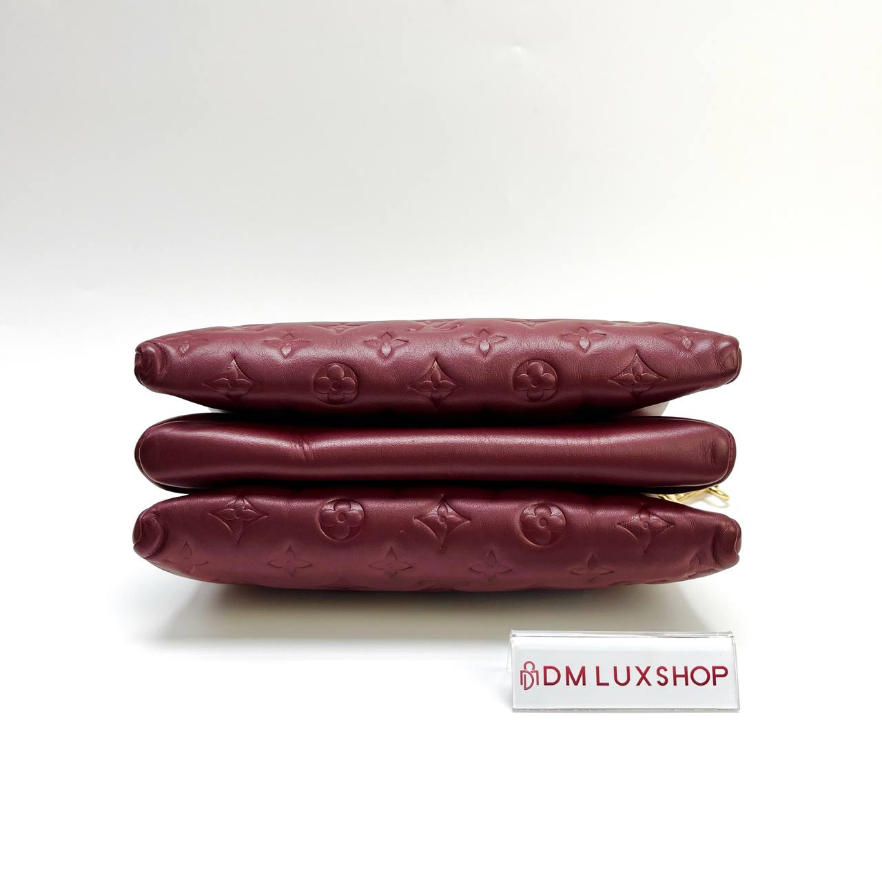 LV Coussin PM Maroon GHW