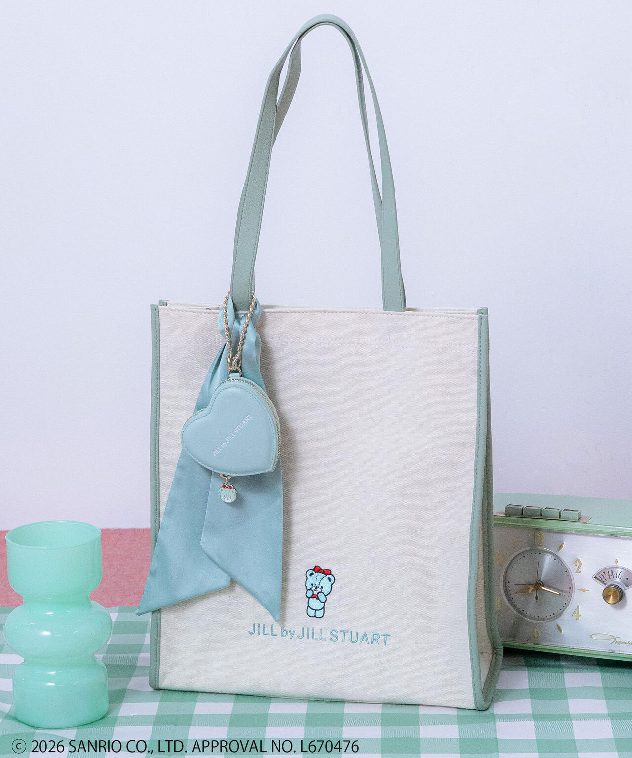 🎀【預訂】 JILL by JILL STUART Tiny Chum Collaboration Tote Bag - Green