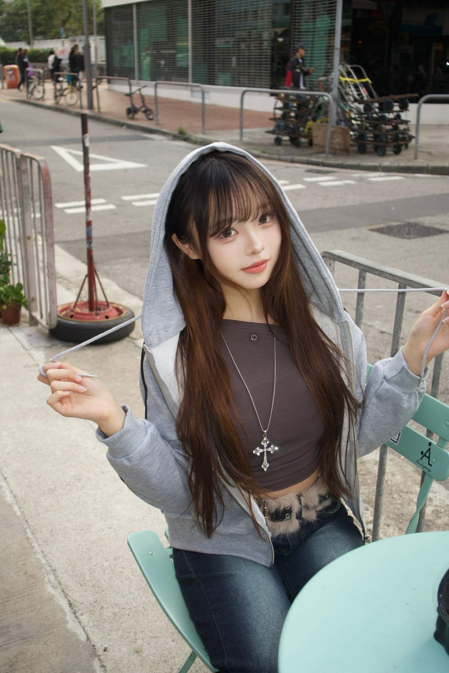 韓國貼身窩釘打底衫