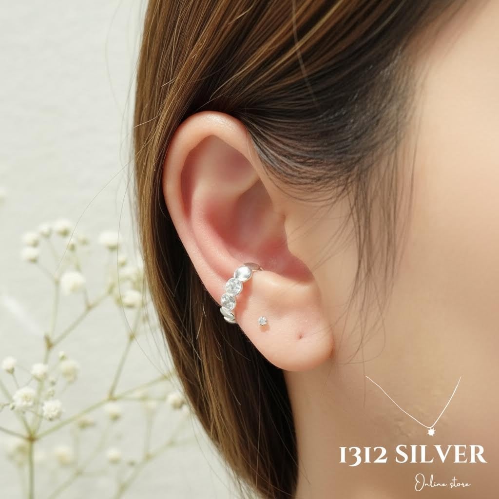 S925 - EC0001 Circle Ear cuff