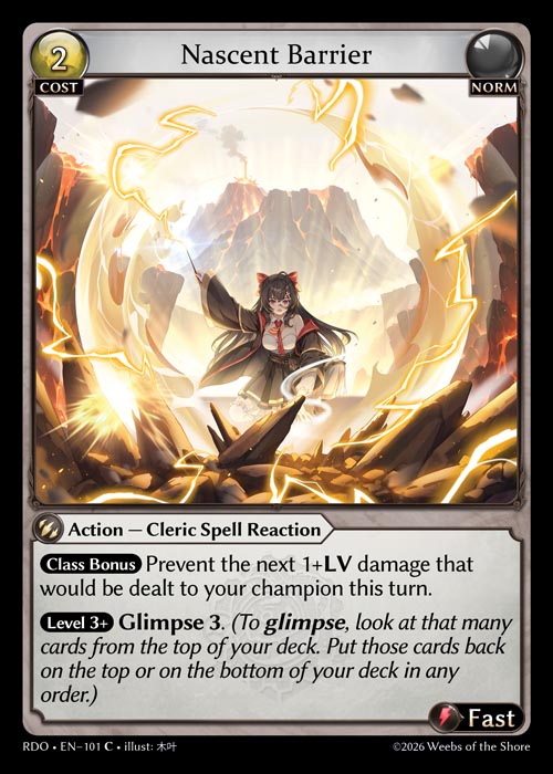 Nascent Barrier / RDO-101 (C)