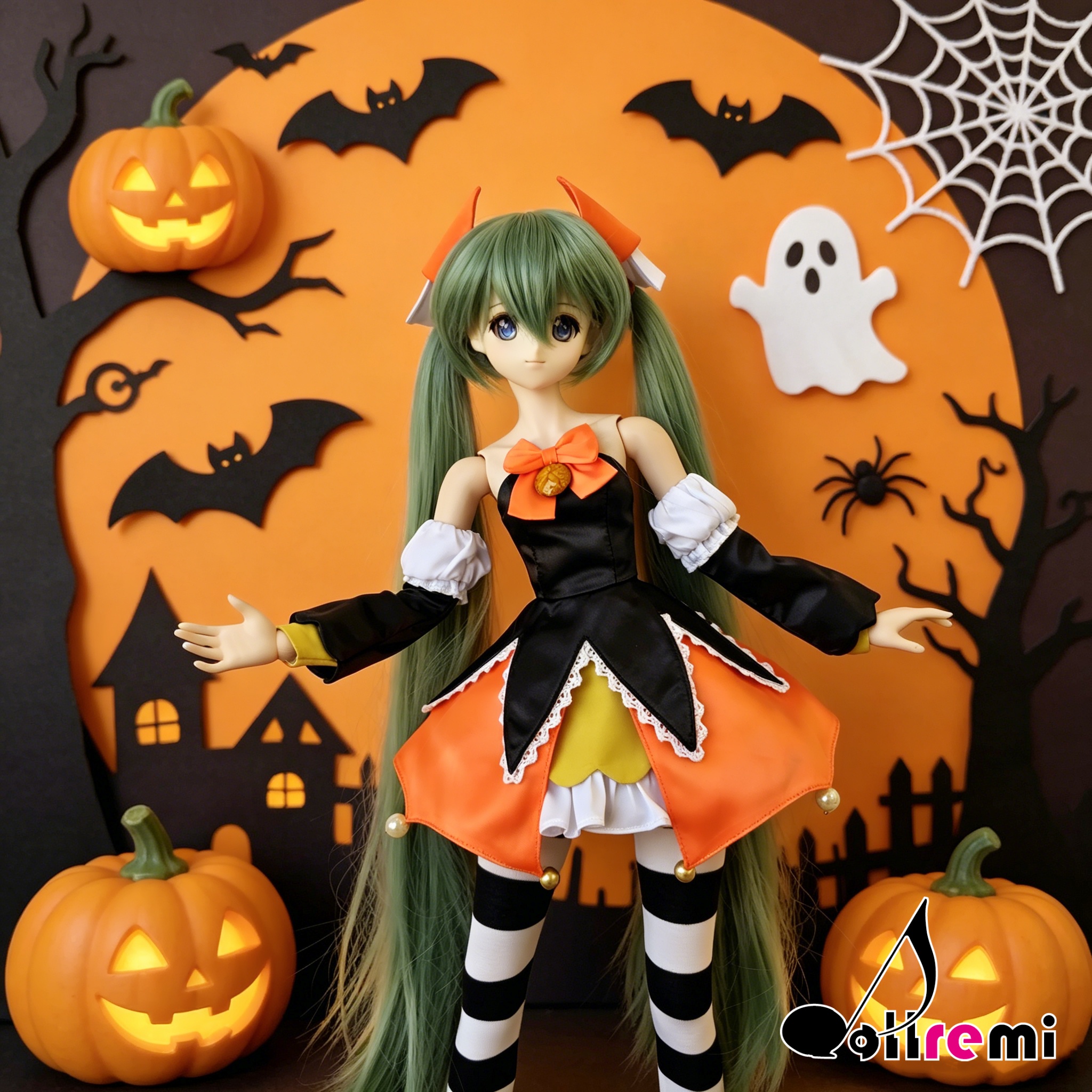 【dollremi】(DD0919) COS 初音未來 Hatsune Miku 萬聖節款式 Halloween Ver.