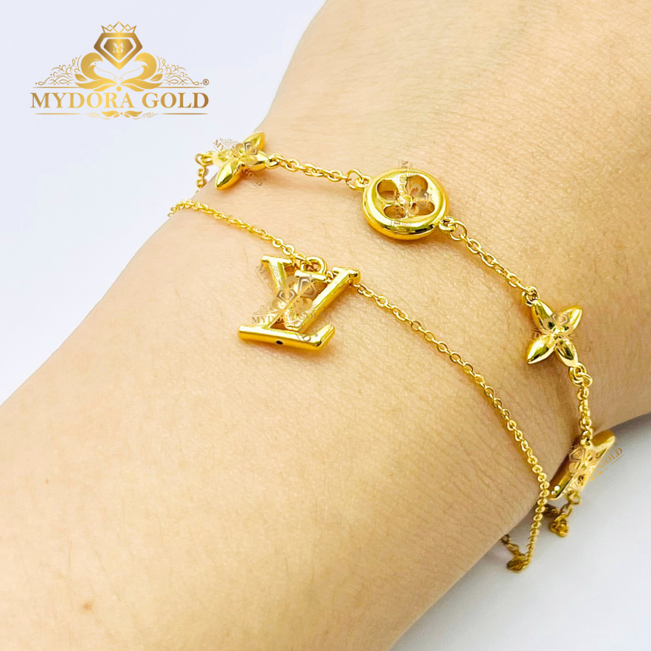 MYDORA Rantai Tangan LVie Luxe Layer l EMAS 916/22K