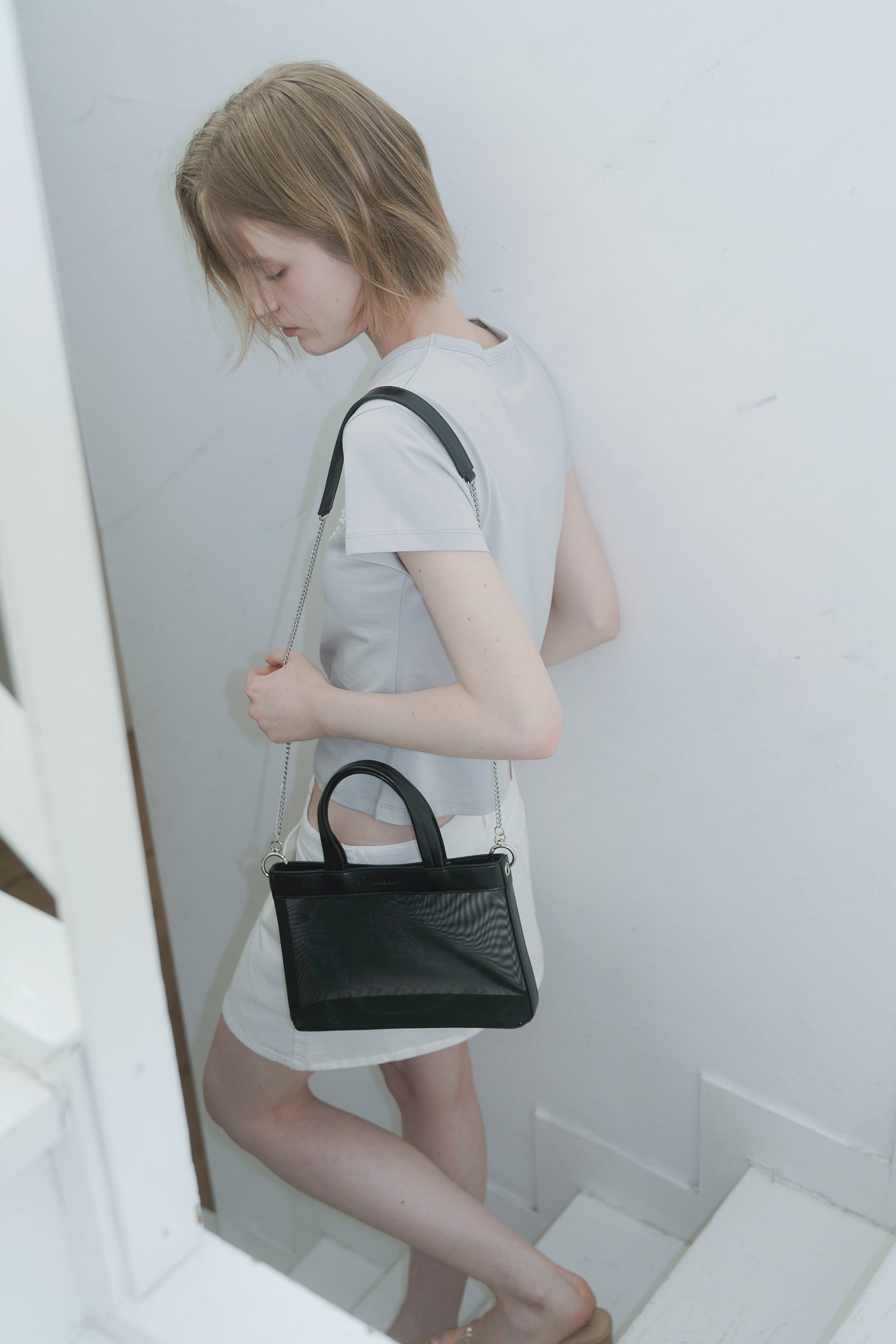韓國🇰🇷設計品牌Heeari | MariMesh Cross Tote Bag