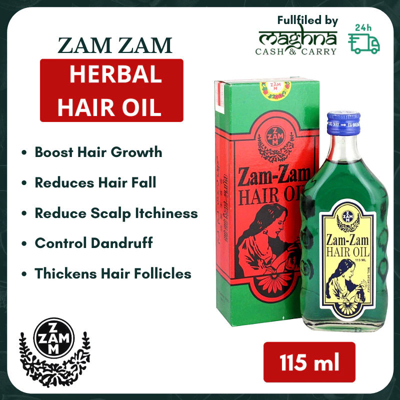 Zam-zam Hair Oil / Minyak Rambut Zam-zam 115ml