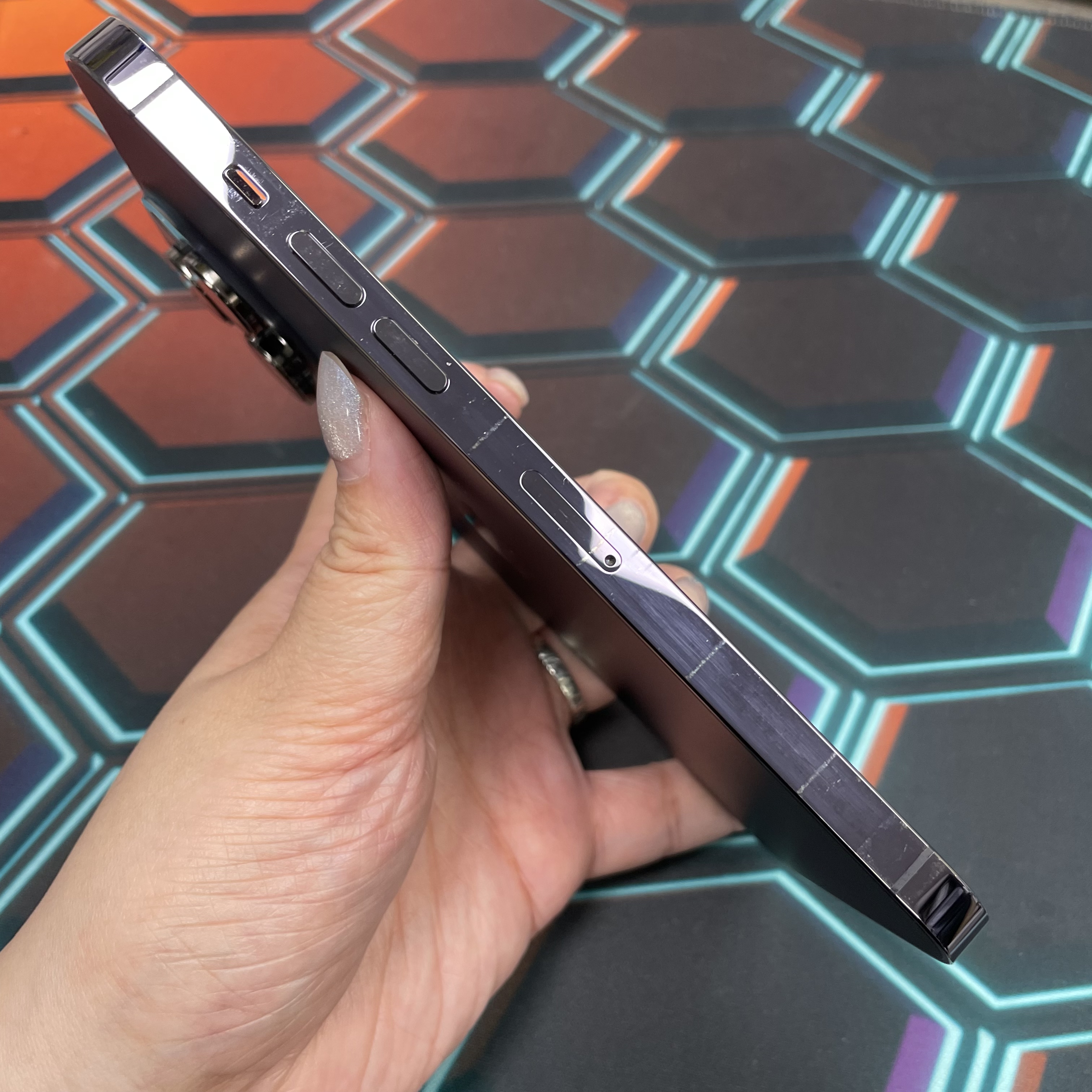 *7088 14 Pro max 勁靚機 256GB 電100 紫色 purple